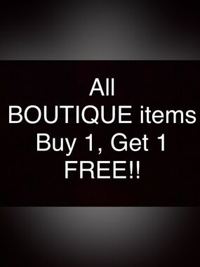 $ale on Boutique Items!